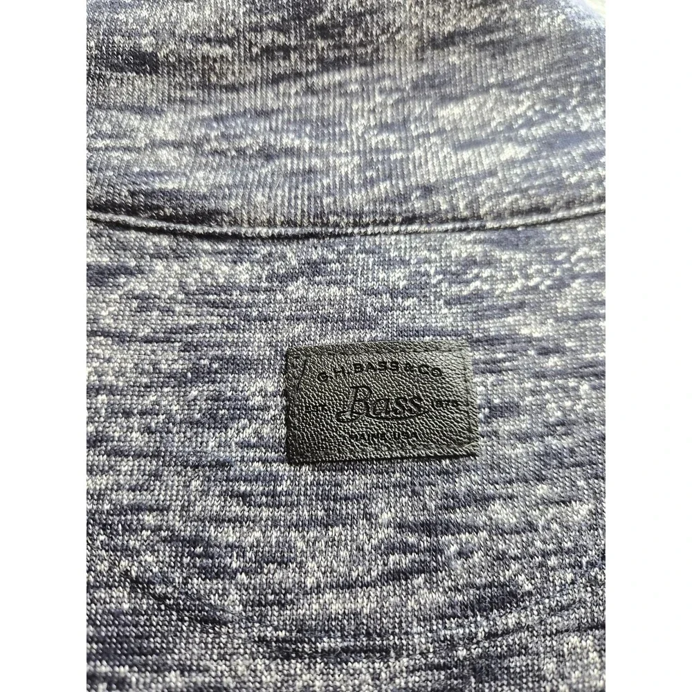 G.H. Bass & Co. Cardigan Sweater Womens Small Heather Gray Wrap Front Full Zip
